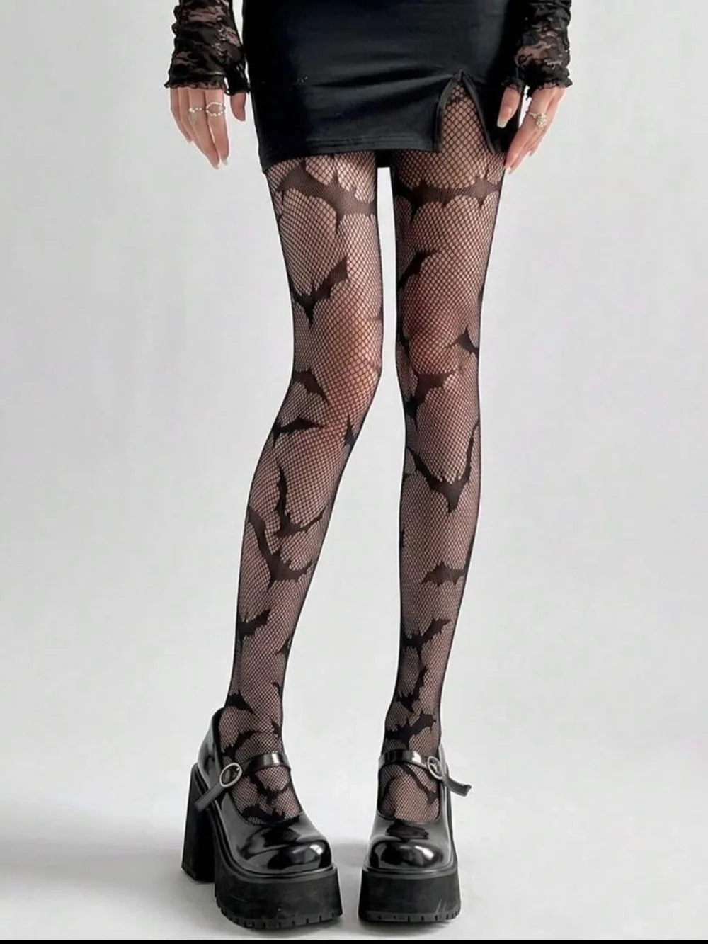 N/A sheer fishnet
